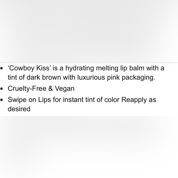 ✨DISCONTINUED✨ JEFFREE STAR | “Cowboy Kisses” | Tinted Lip Balm (Brand New!) ✨ - Picture 8 of 8